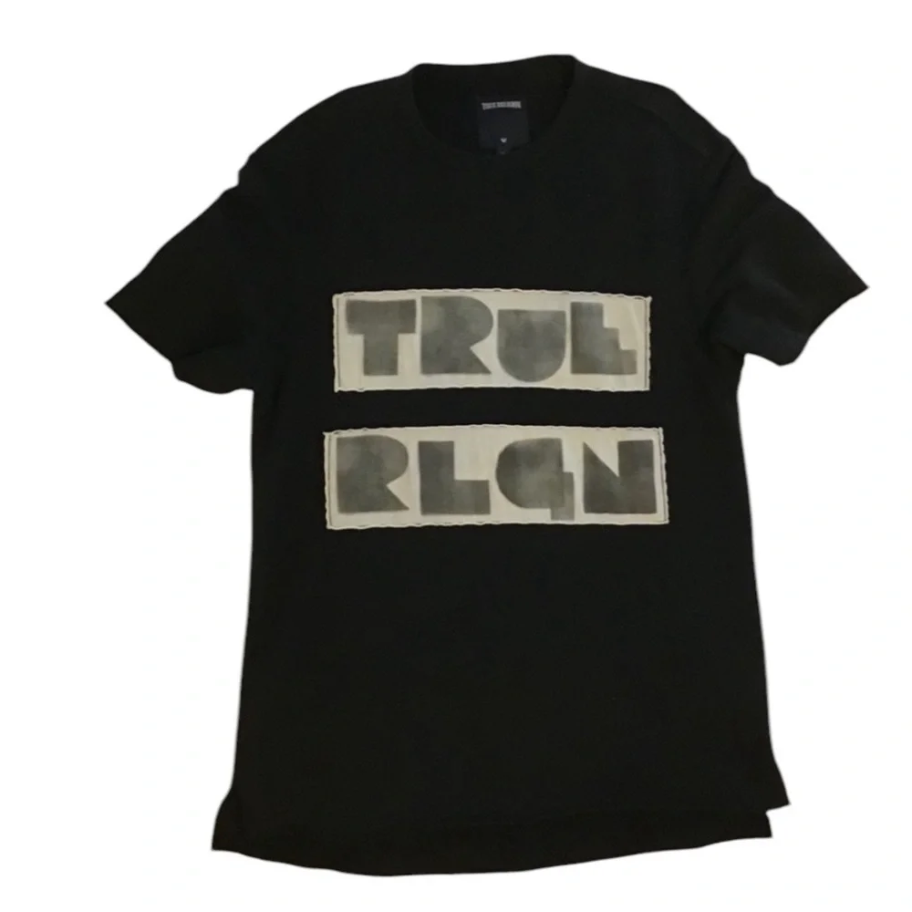 True Religion Black Graphic T-Shirt